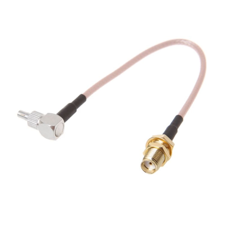 SMA Female to CRC9 / TS9 Double RF Coaxial Connector RG316 Adapter Cable, Length: 15cm SMA Female to CRC9 / TS9 Double RF Coaxial Connector RG316 Adapter Cable, Length: 15cm
